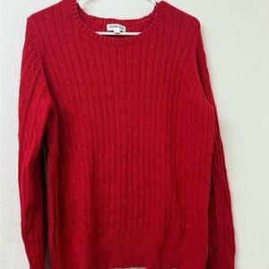 St. John's Bay Bold Red Sweater